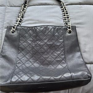 Tory Burch Quilted Design Leather Tote